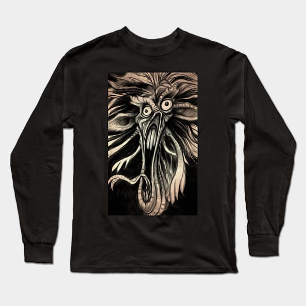 SCREAM Long Sleeve T-Shirt by ZenithWombat